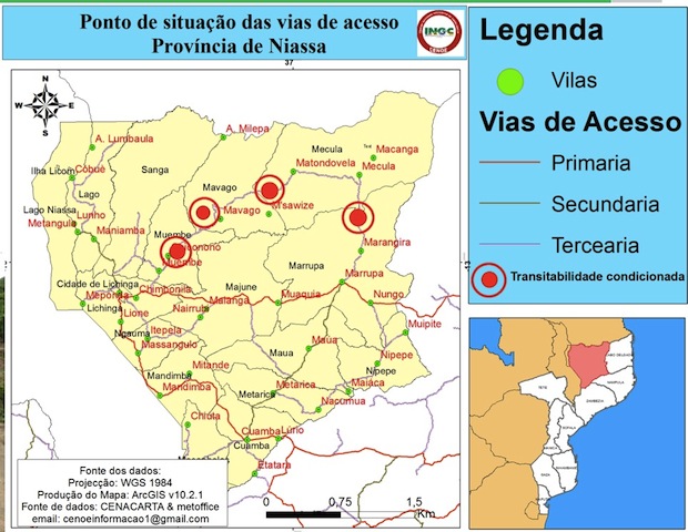 Mapa do CENOE
