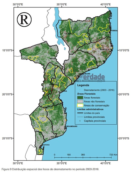 Análise do Desmatamento em Moçambique 2003 -2016 - MITADER