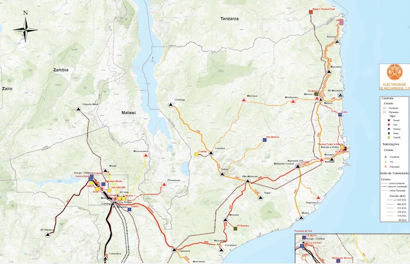 Mapa inserido na Estratégia da EDM 2018-2028