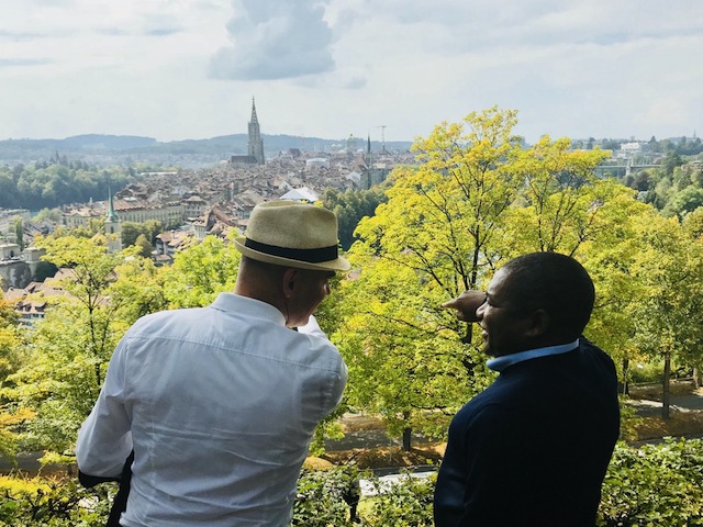 Foto do Twitter Alain Berset