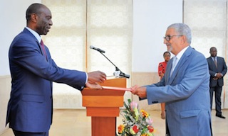 Foto do gabinete do PM