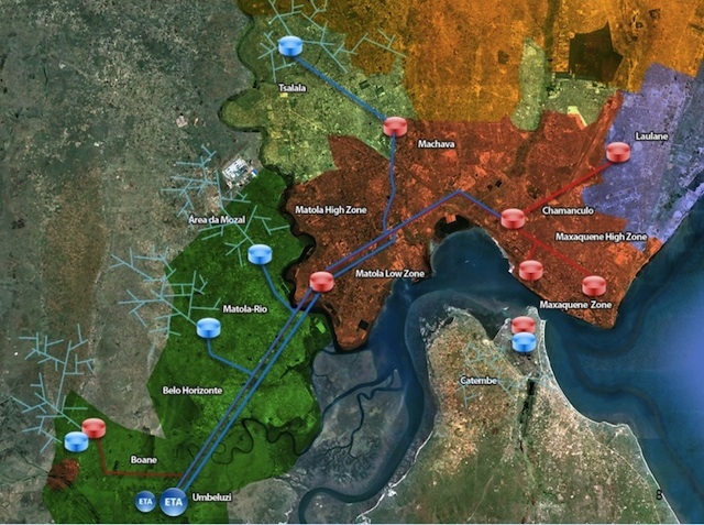 Imagem cedida pelas Águas da Região de Maputo