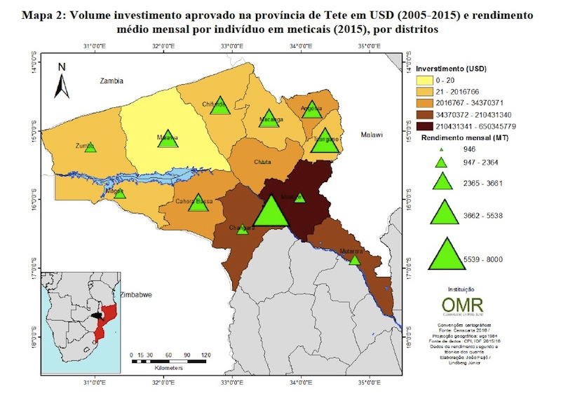 Mapa do Observatório do Meio Rural