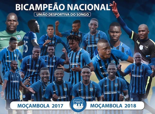 Foto da página do facebook da União Desportiva de Songo